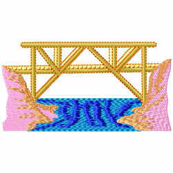 Bridges Embroidery Design 7